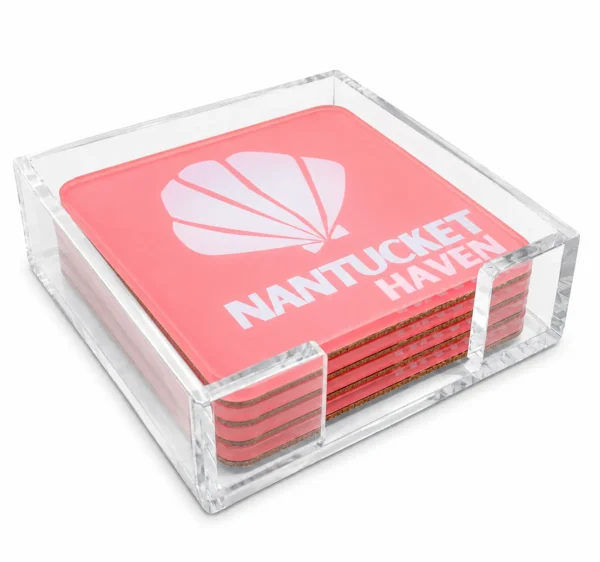 Acrylic Bon Voyage Coaster, Nantucket