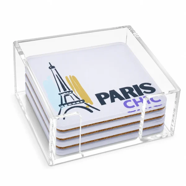 Acrylic Coaster, Paris