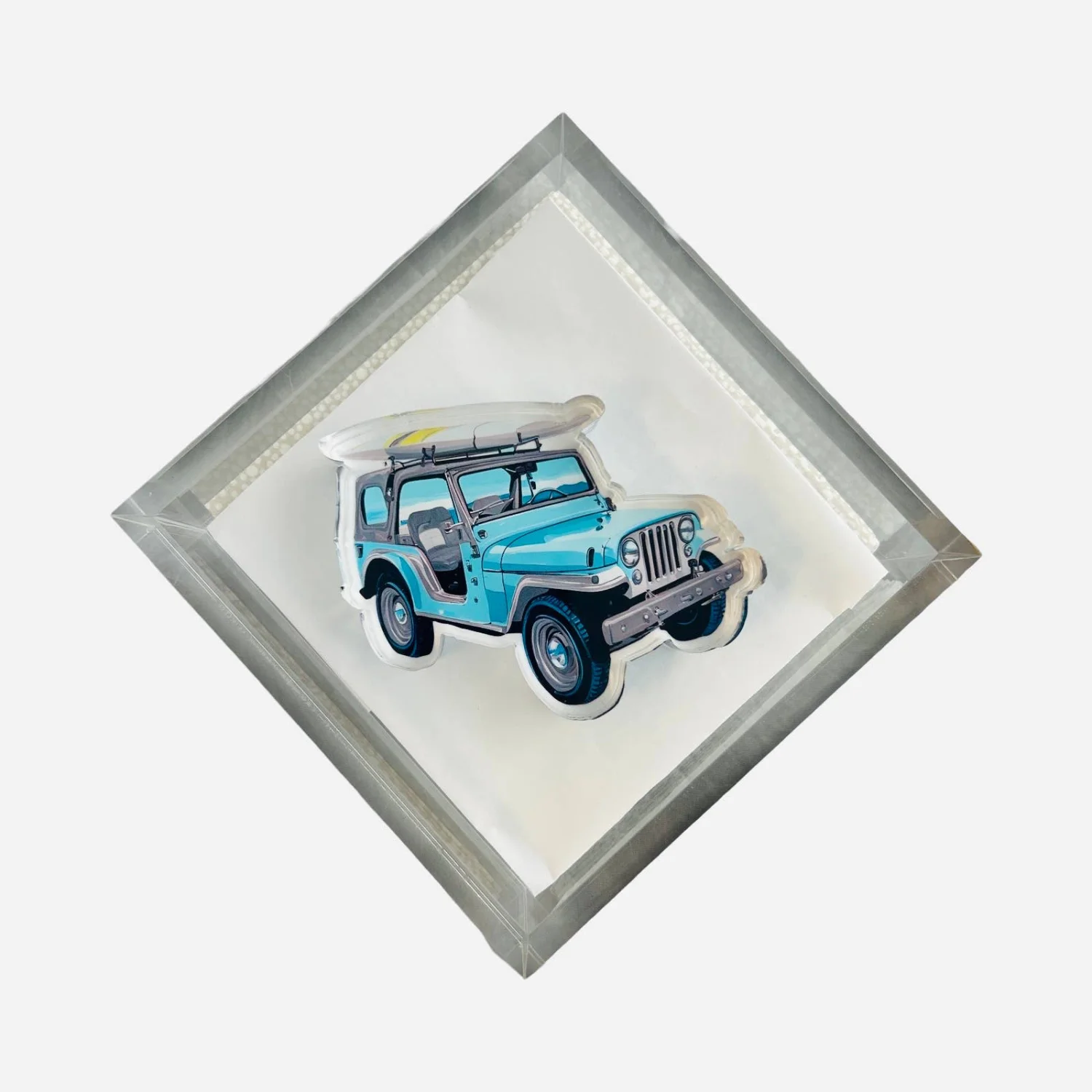 Acrylic Napkin Weight, Jeep - 2