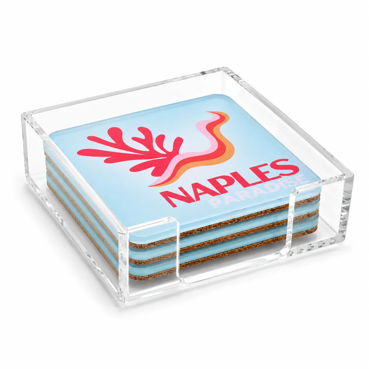 Acrylic Coaster, Naples