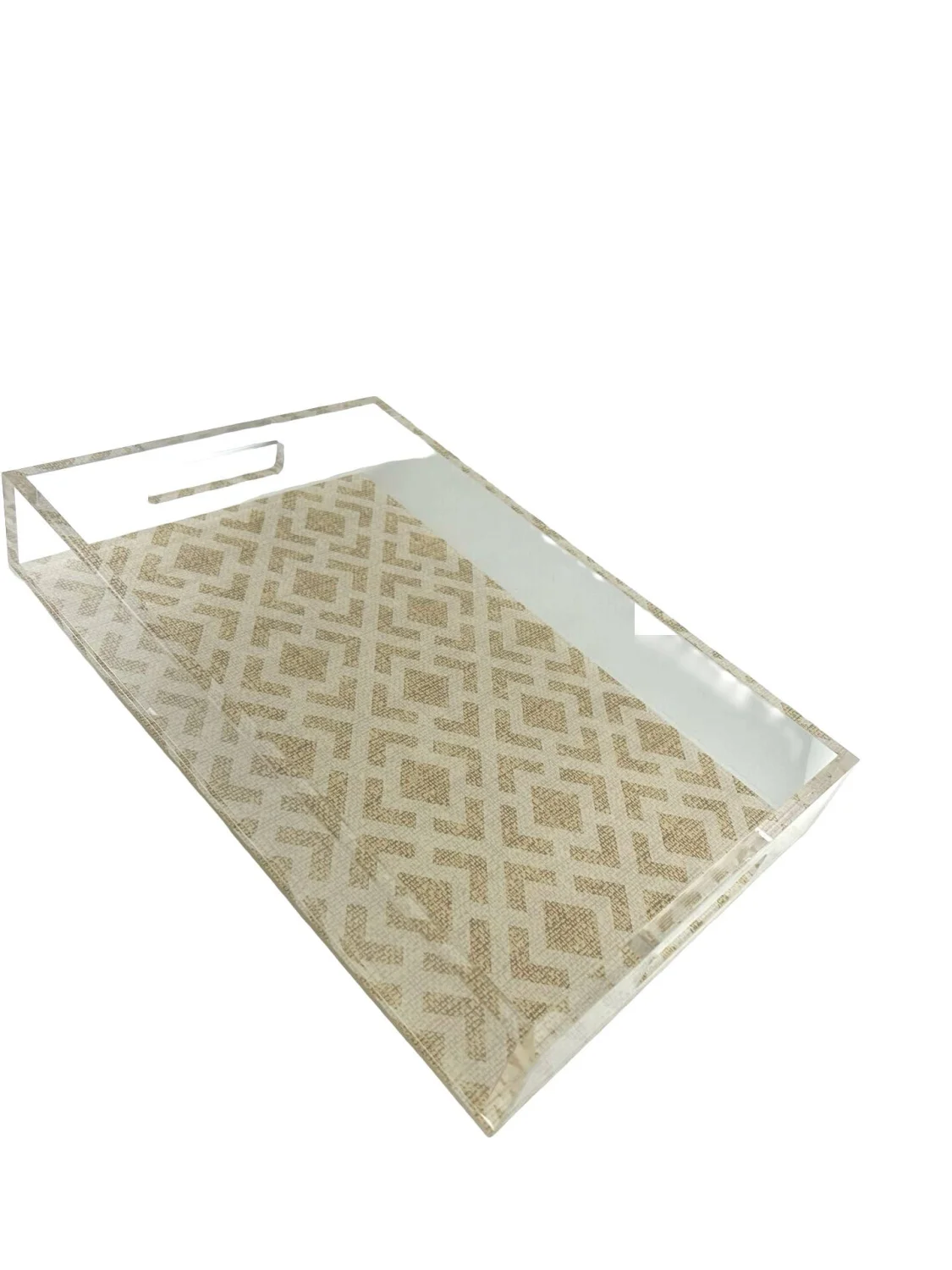Acrylic Vanity Tray, Woven - 4