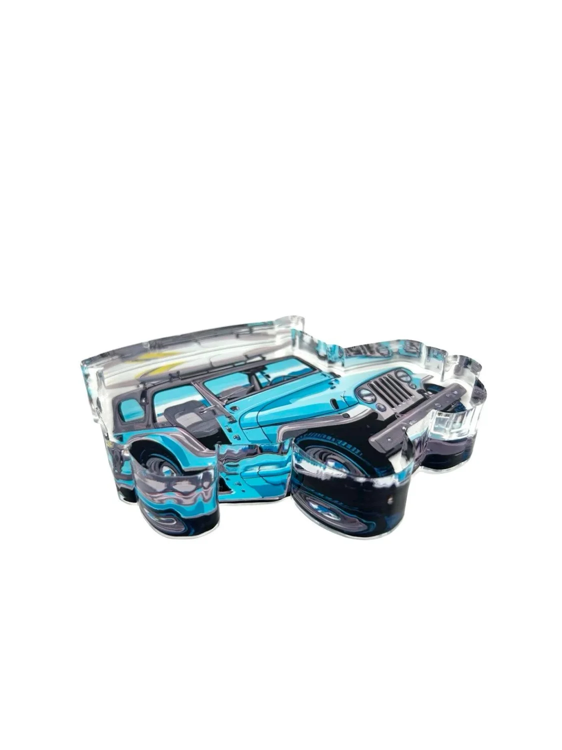 Acrylic Napkin Weight, Jeep - 4