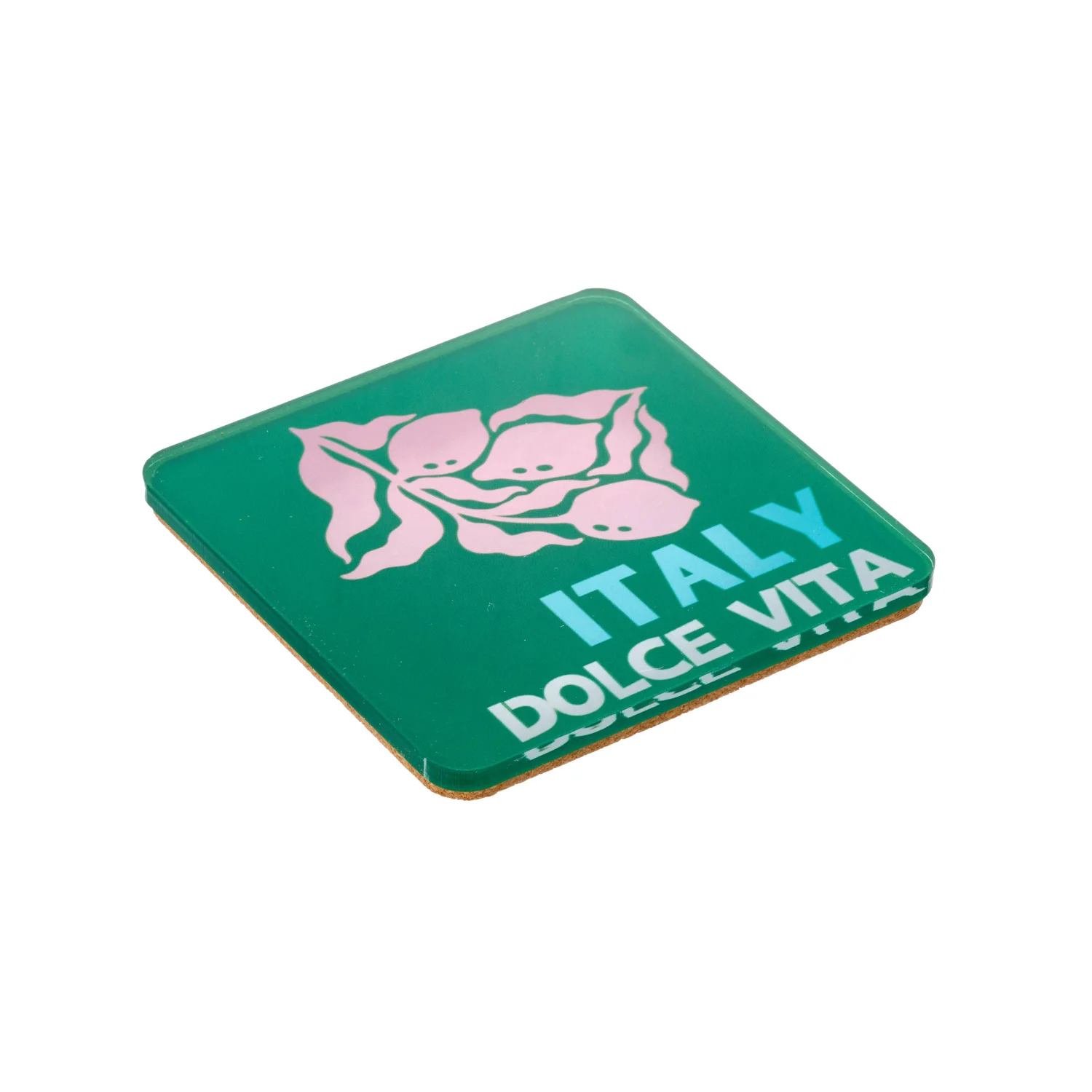 Acrylic Bon Voyage Coaster, Italy - 2