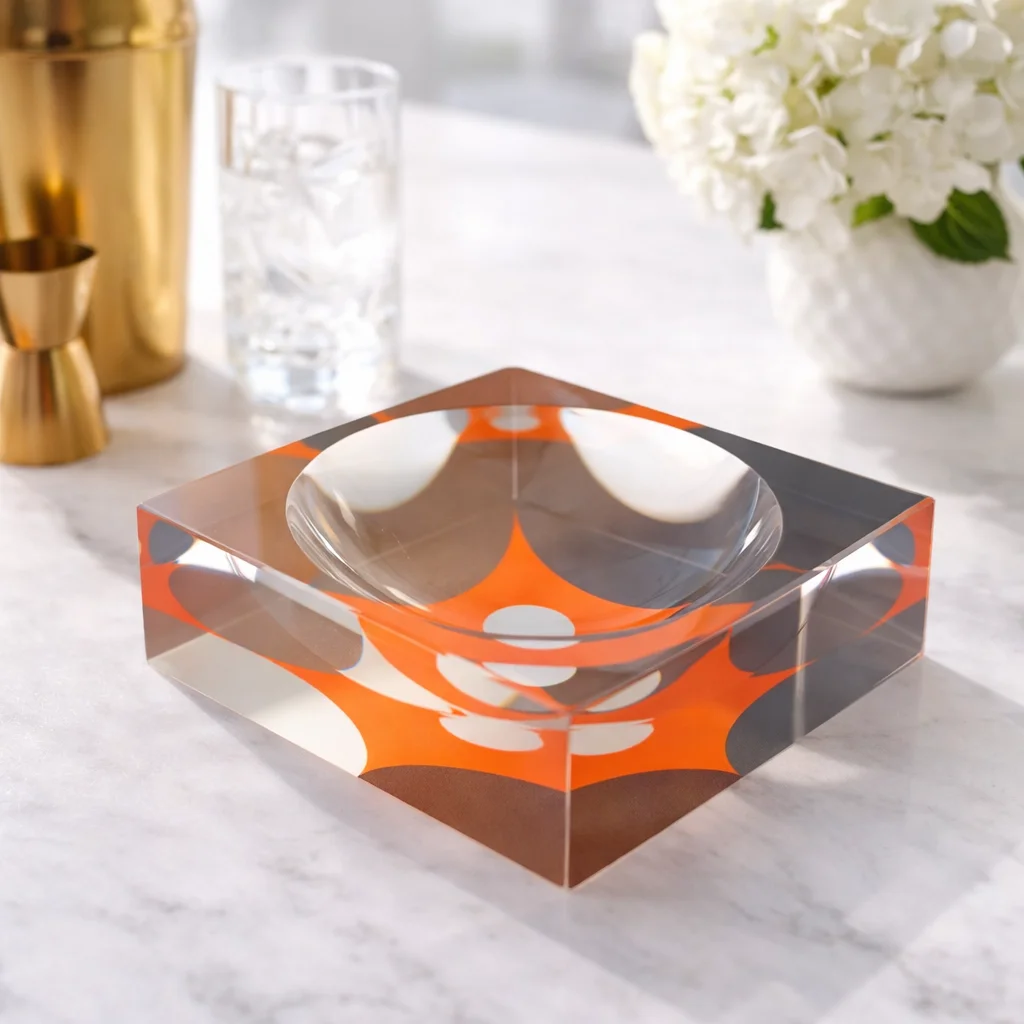 Acrylic Bowl, Aura Throwback - 3
