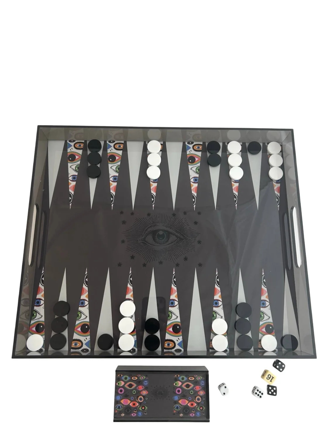 Game, Backgammon Tray, Evil Eye - 4
