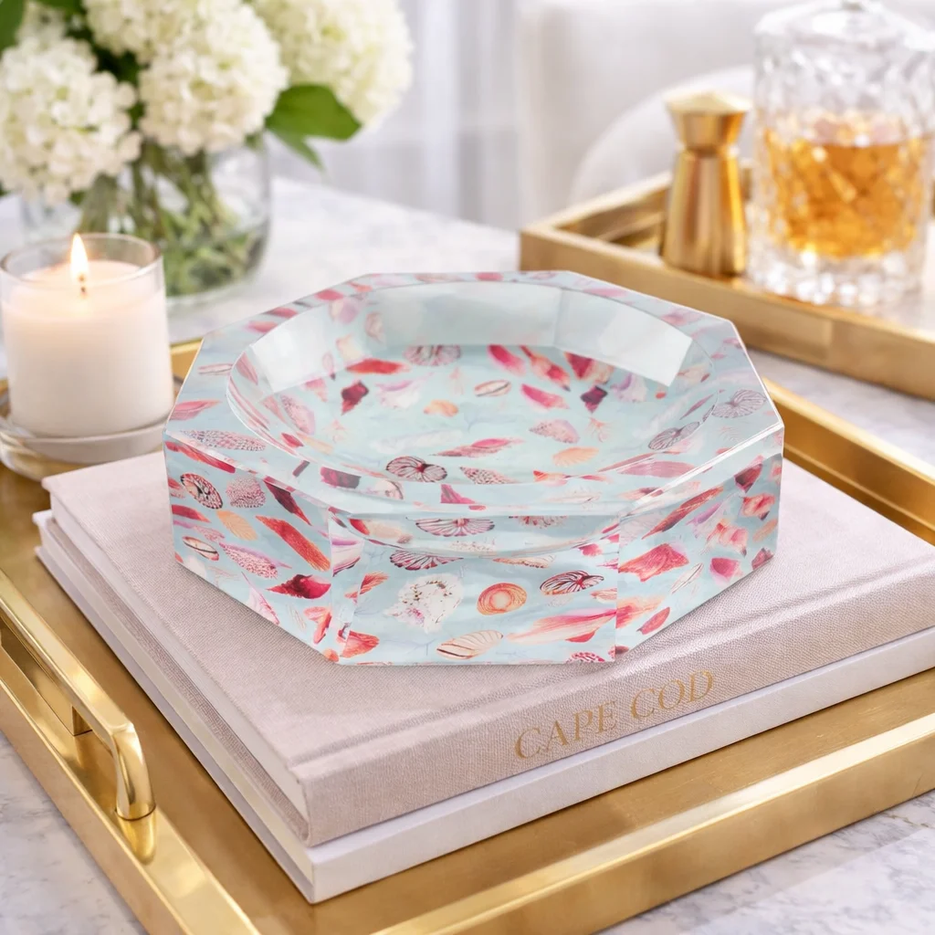 Octagon Acrylic Bowl, Sealife - 2