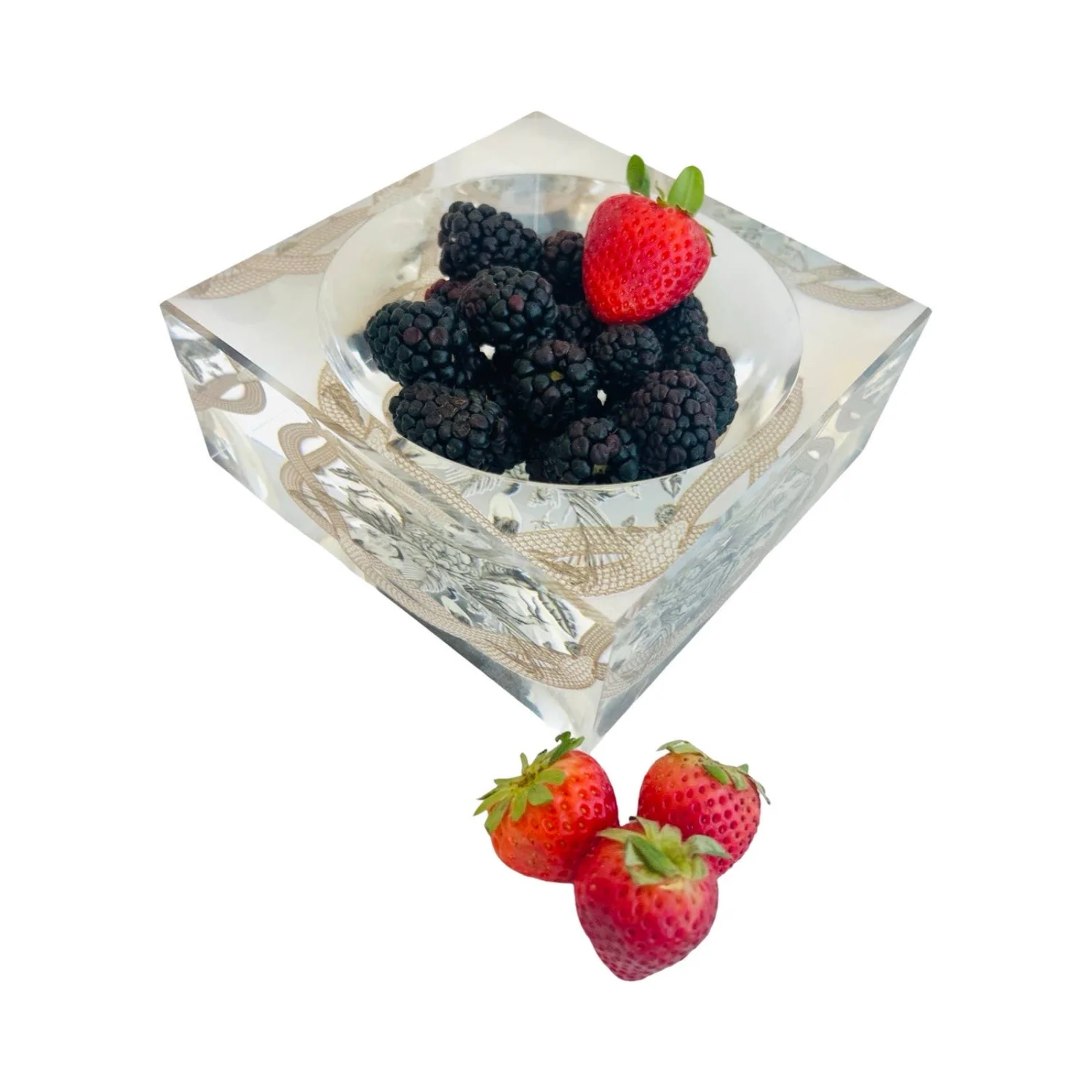 Acrylic Bowl, Aura Exotic Neutral - 7
