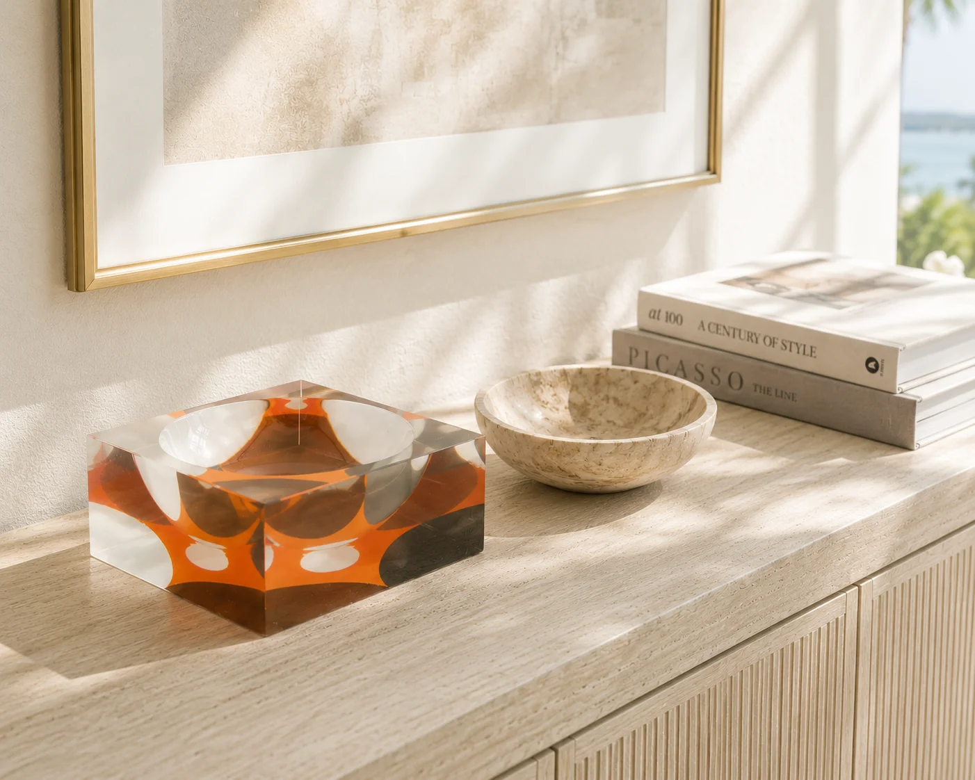 Acrylic Bowl, Aura Throwback - 2