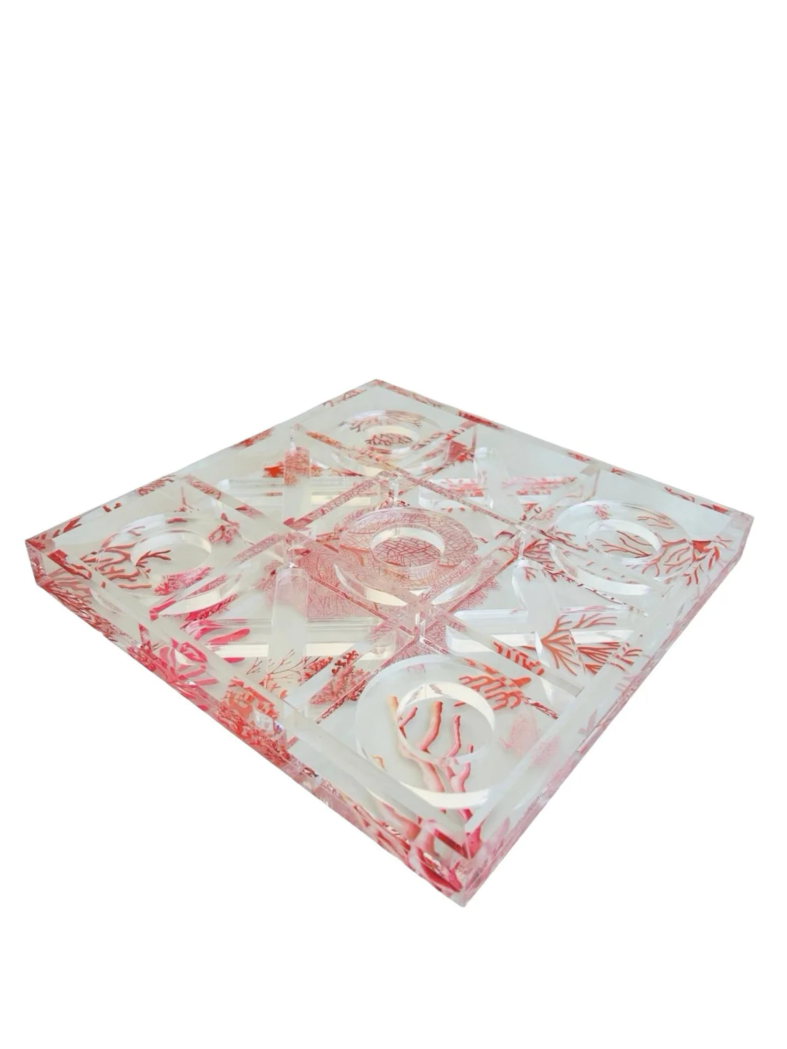 Game, Tic Tac Toe, Coral - 3
