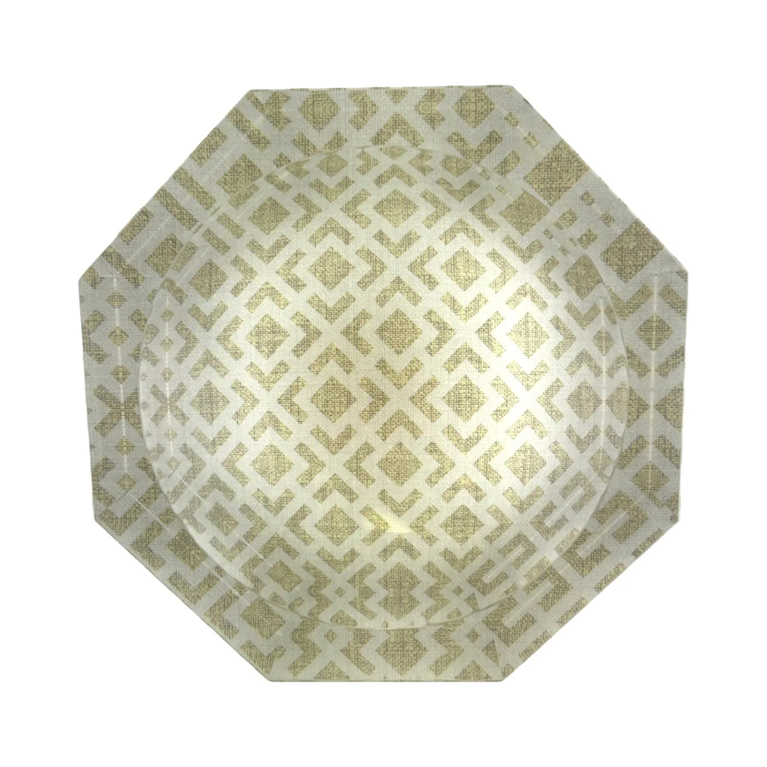 Octagon Acrylic Bowl, Woven - 5
