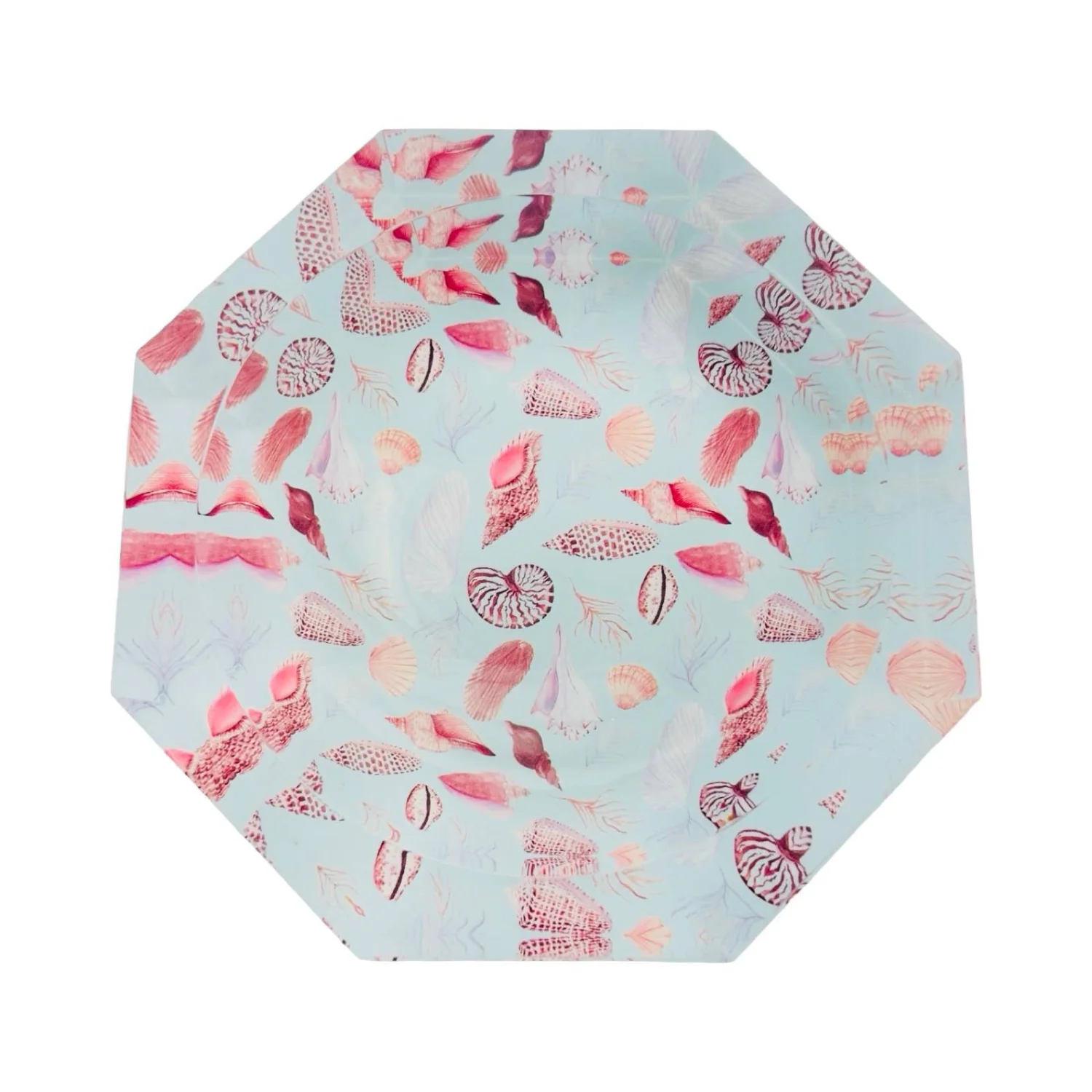 Octagon Acrylic Bowl, Sealife - 3