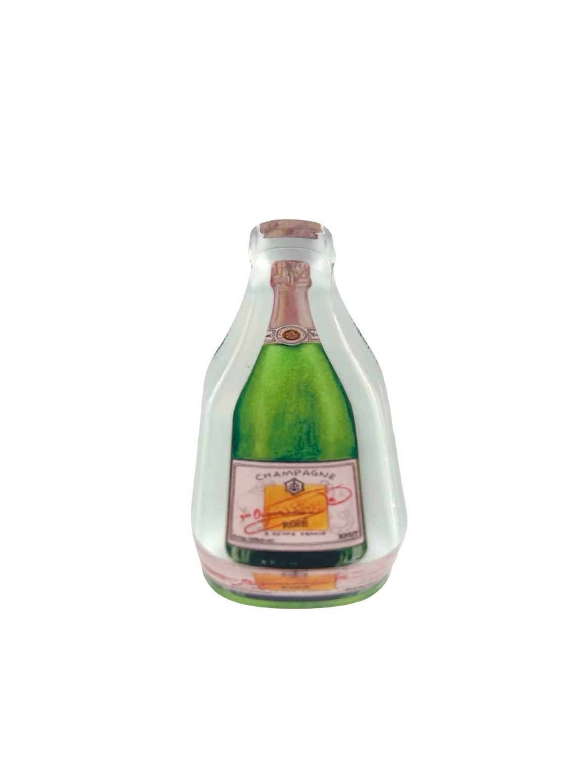 Acrylic Napkin Weight, Bubbles Champagne - 3