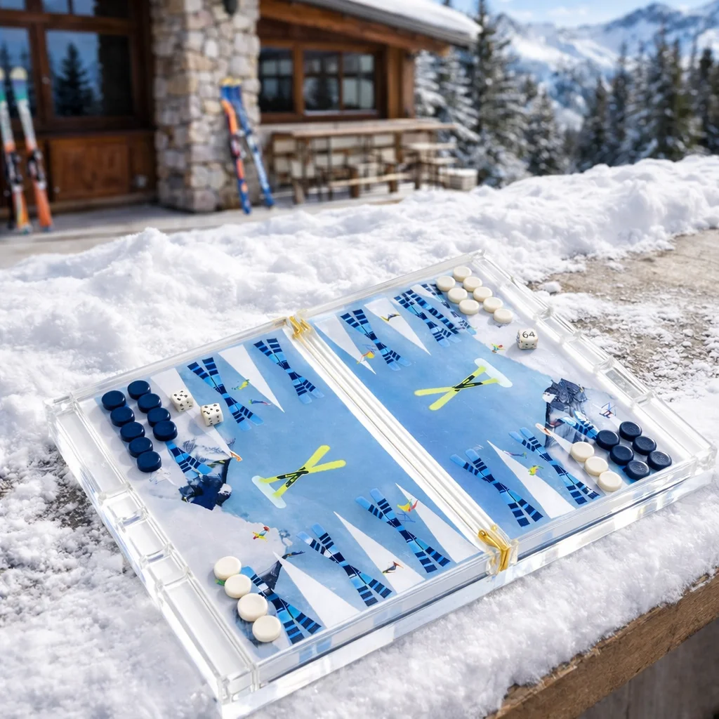 Game, Backgammon, Skiers Edge - 3