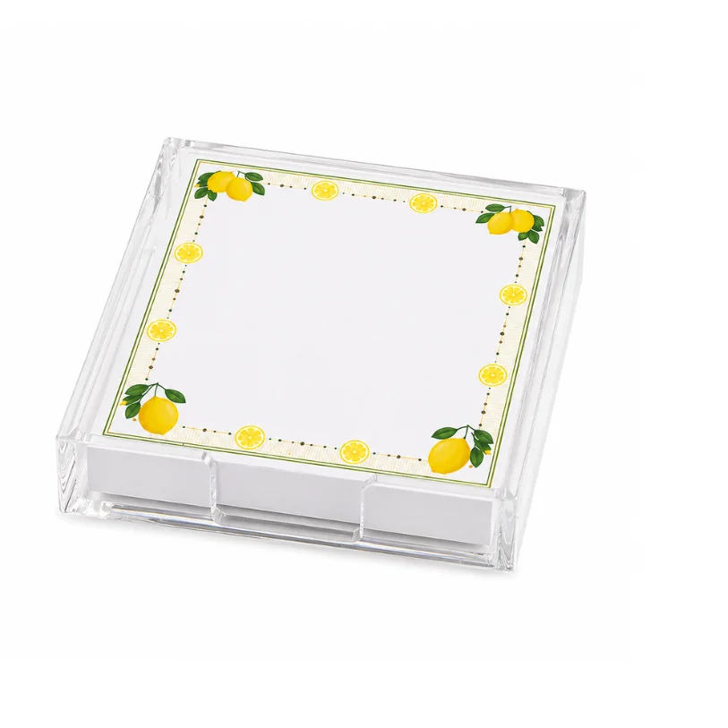Notepad in Acrylic Holder, Dolce Vita - 2