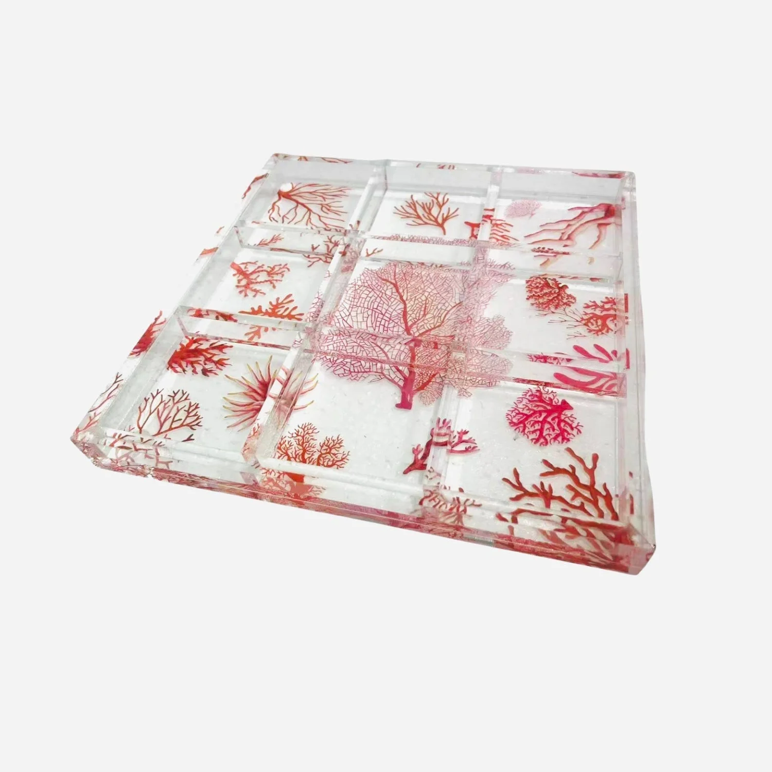 Game, Tic Tac Toe, Coral - 5