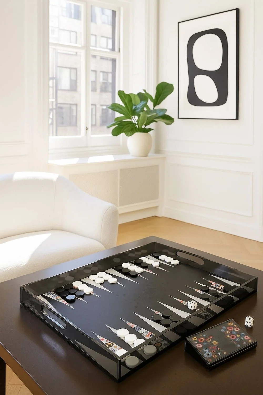 Game, Backgammon Tray, Evil Eye - 2