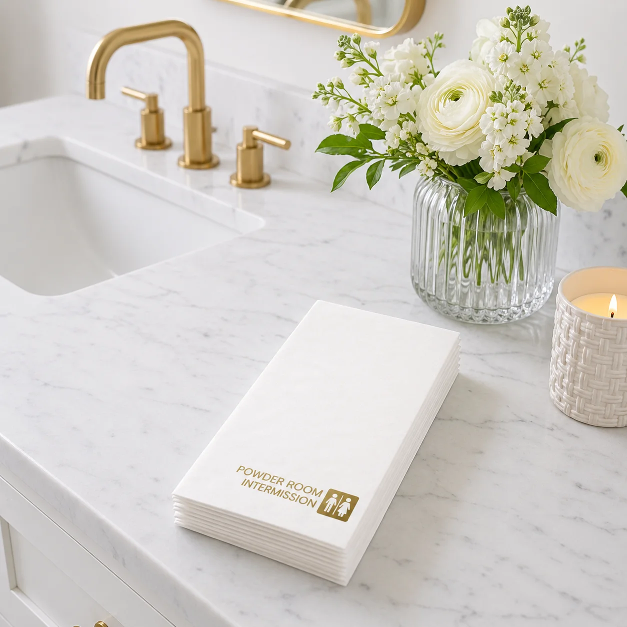 Guest Towel Napkins, Powder Room - 3