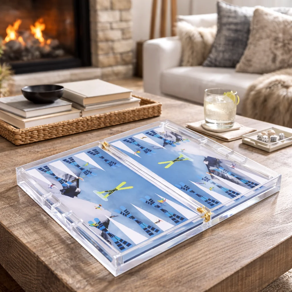 Game, Backgammon, Skiers Edge - 4