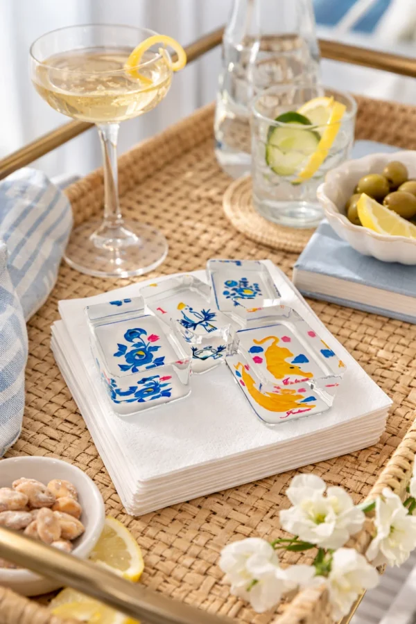 Acrylic Napkin Weight, Mahjong 2