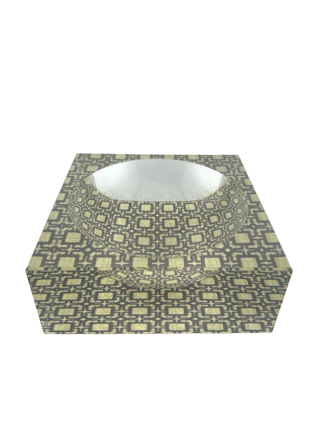 Acrylic Bowl, Aura Lattice - 5
