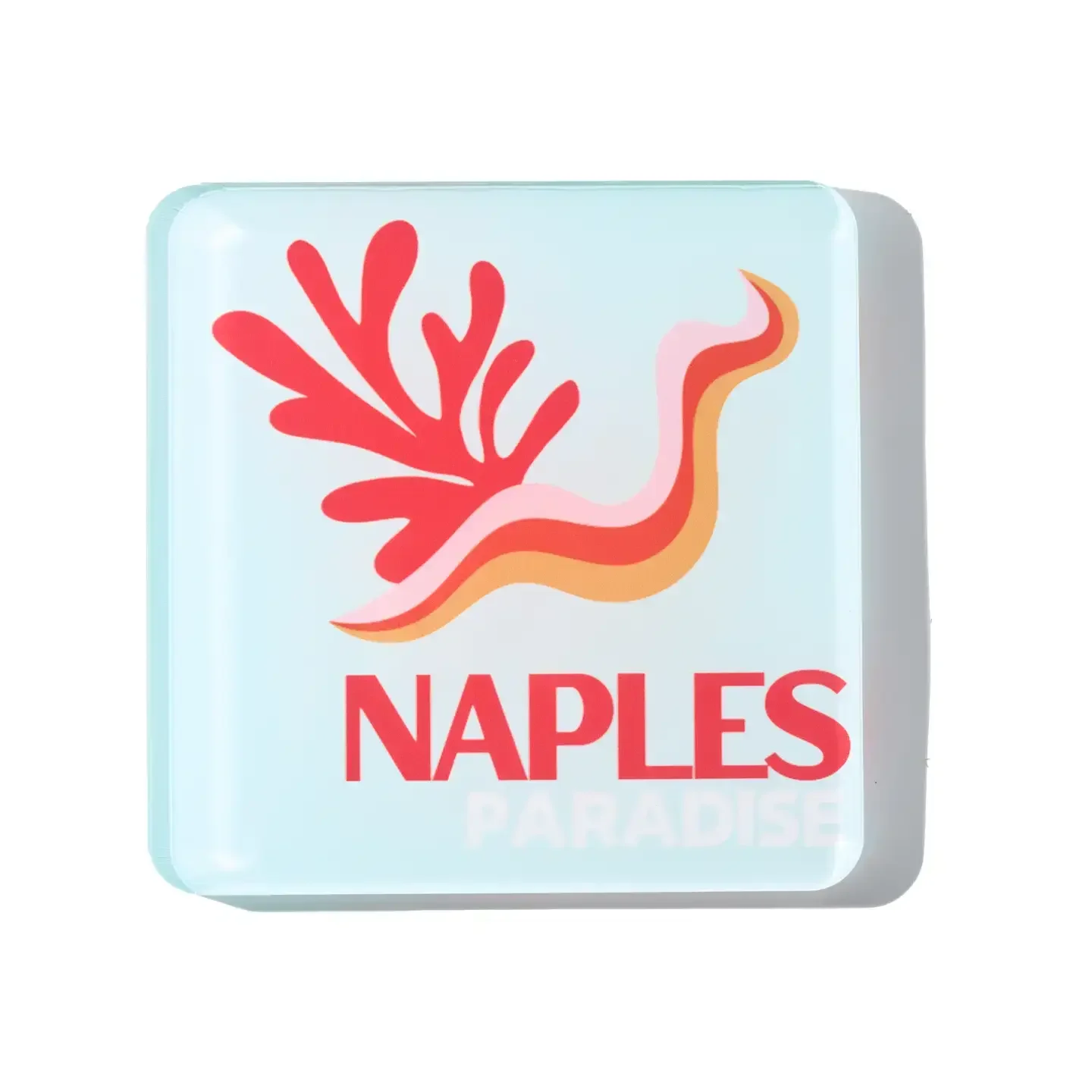 Acrylic Coaster, Naples - 4