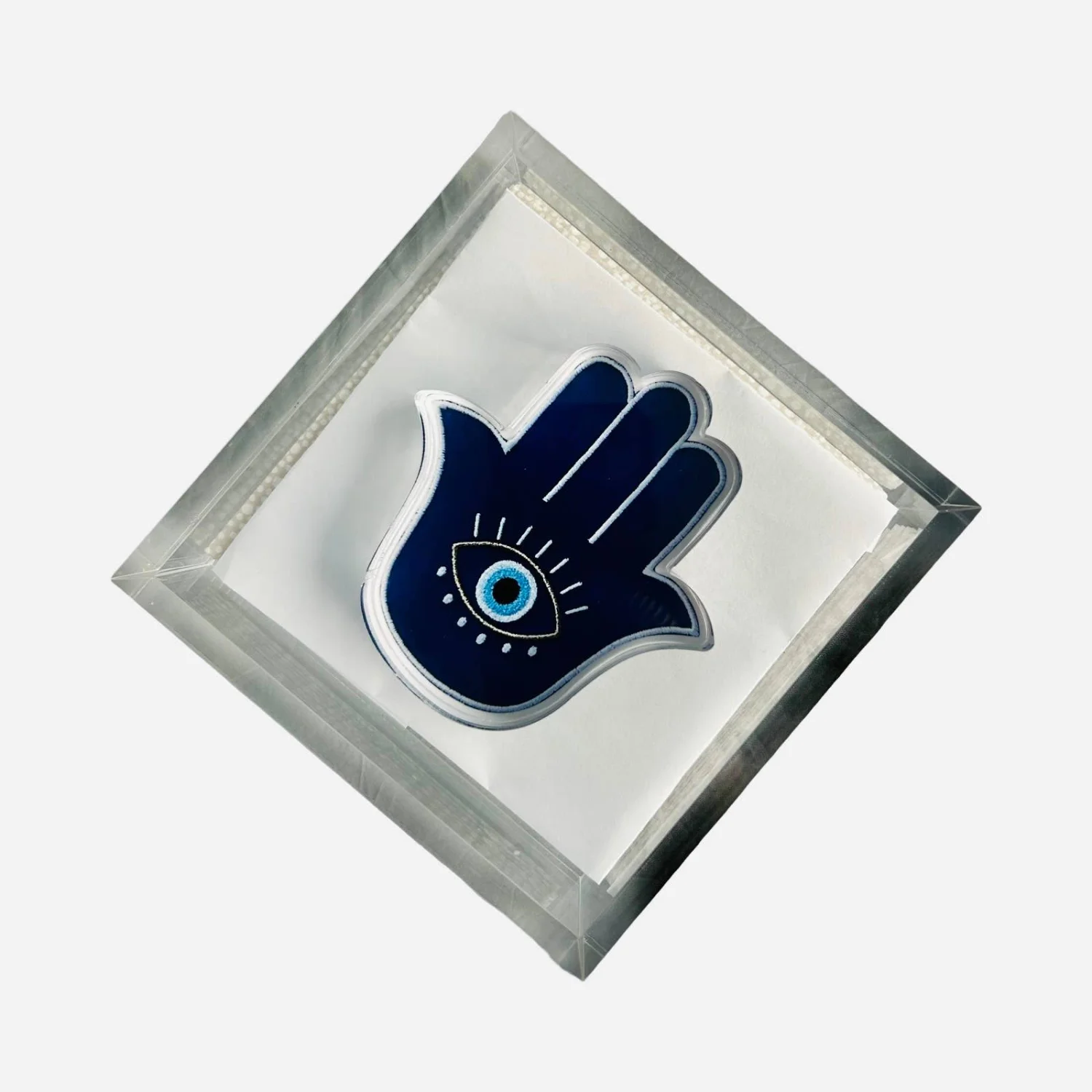Acrylic Napkin Weight, Hamsa - 3