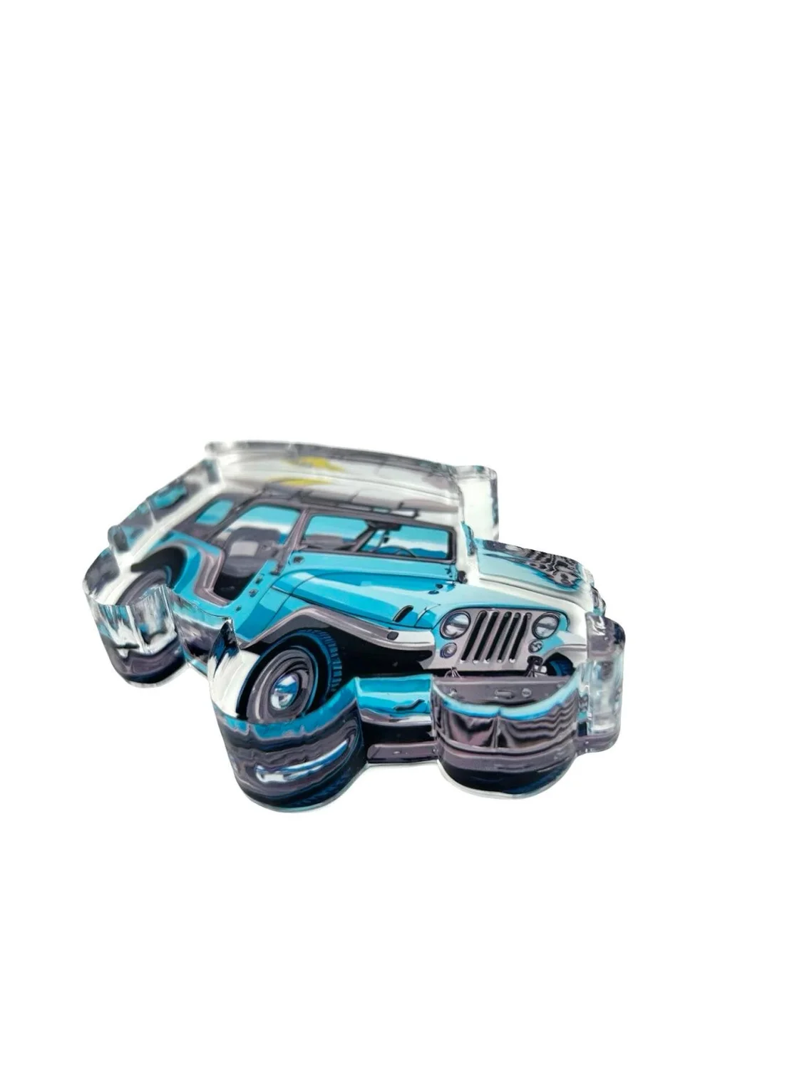 Acrylic Napkin Weight, Jeep - 5