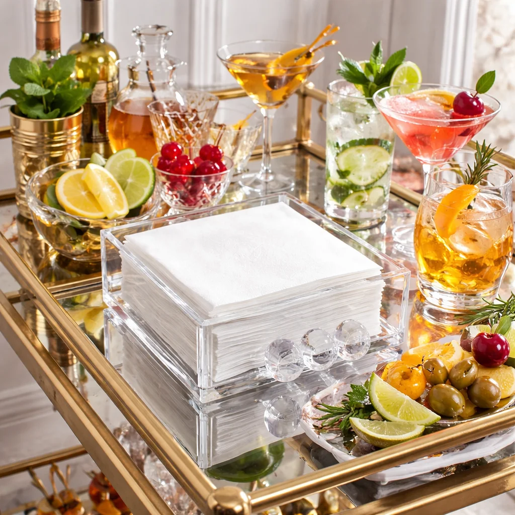 Cocktail Napkin Holder, Bubble - 4