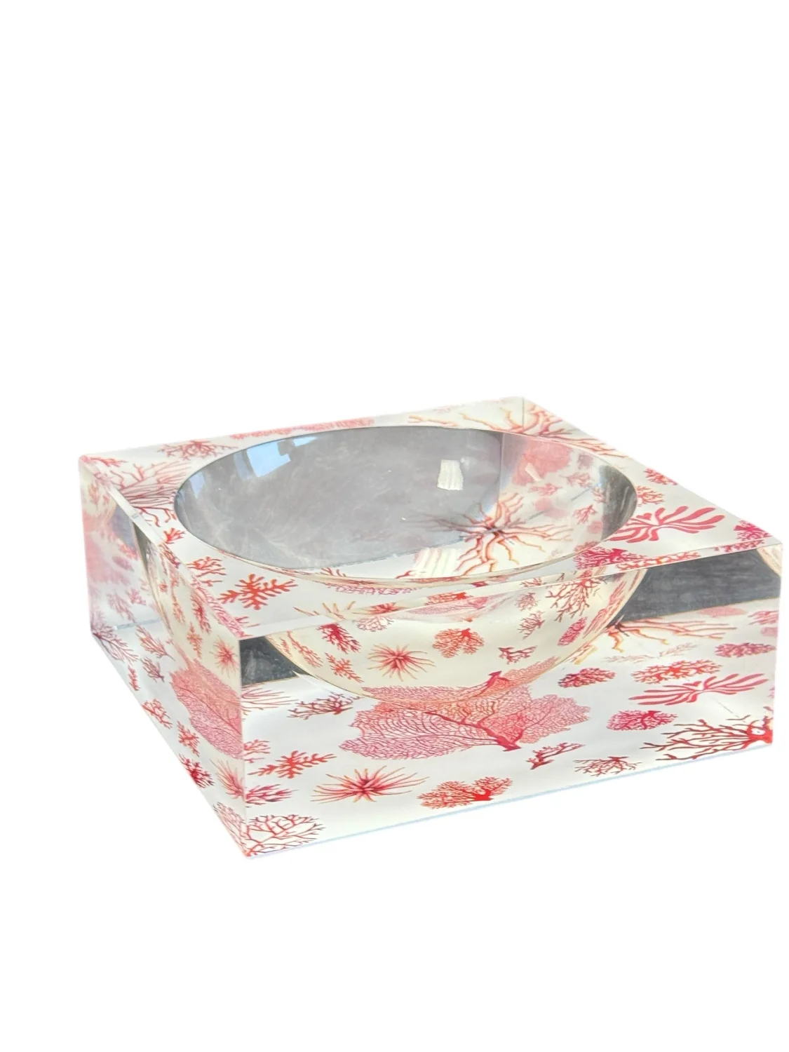 Acrylic Bowl, Aura Coral - 5