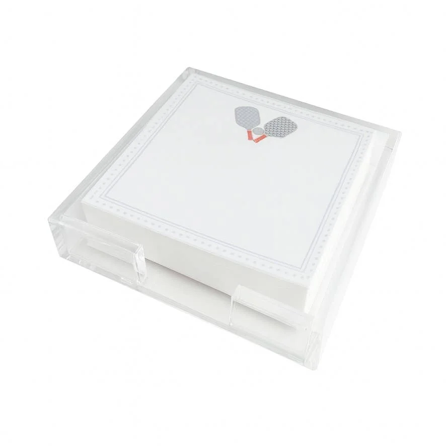 Notepad in Acrylic Holder, Pickleball - 4