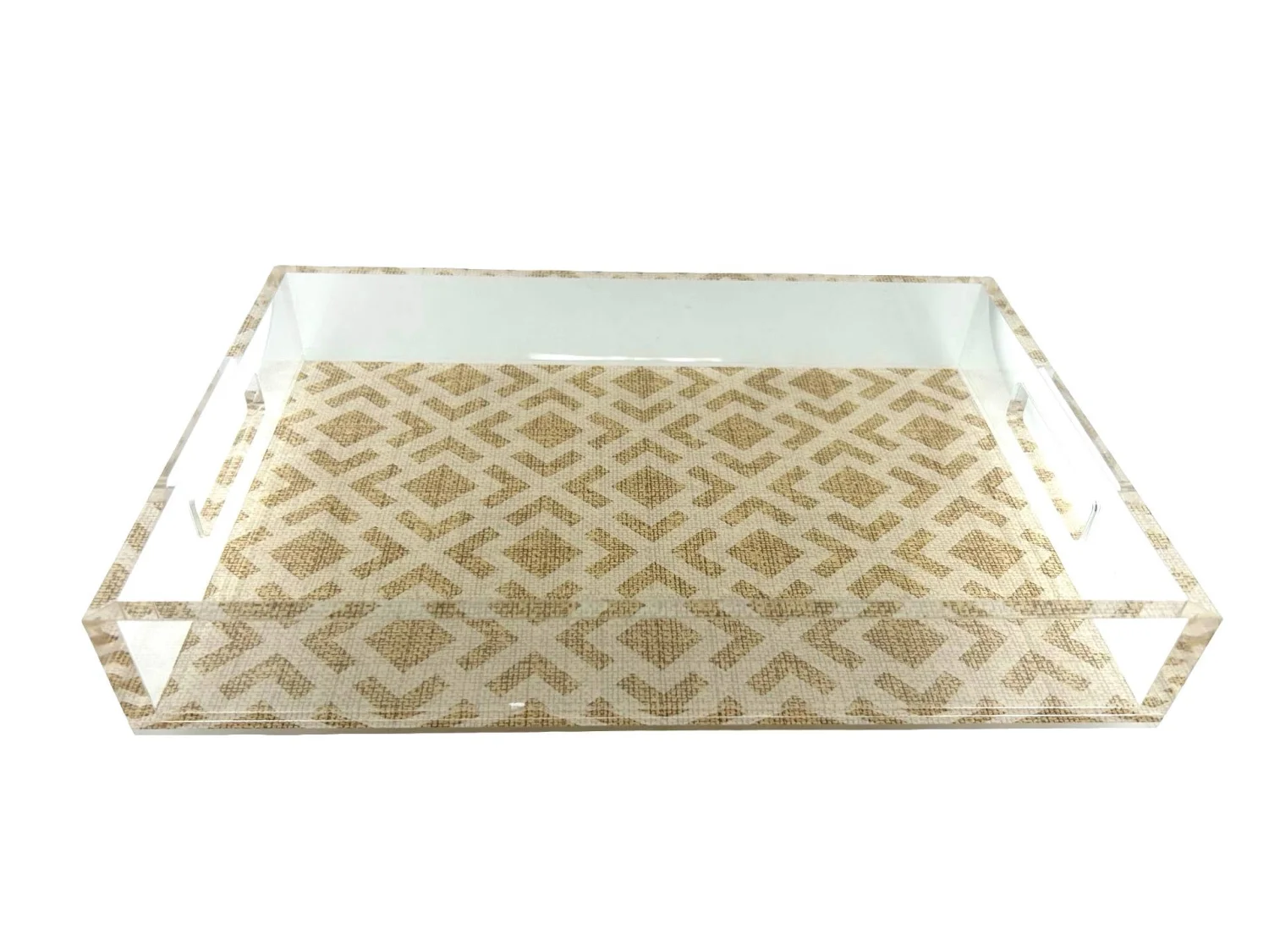 Acrylic Vanity Tray, Woven - 2