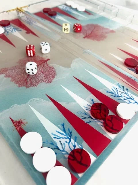 Game, Backgammon, Coral - 2