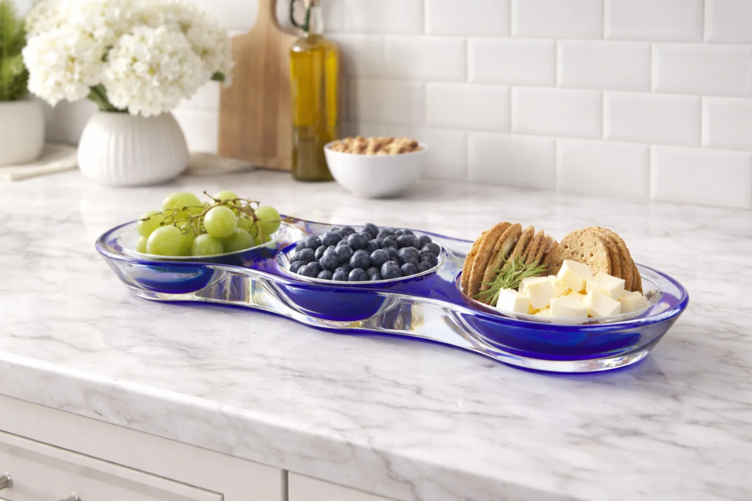 Graze Acrylic Bowl, Indigo - 3