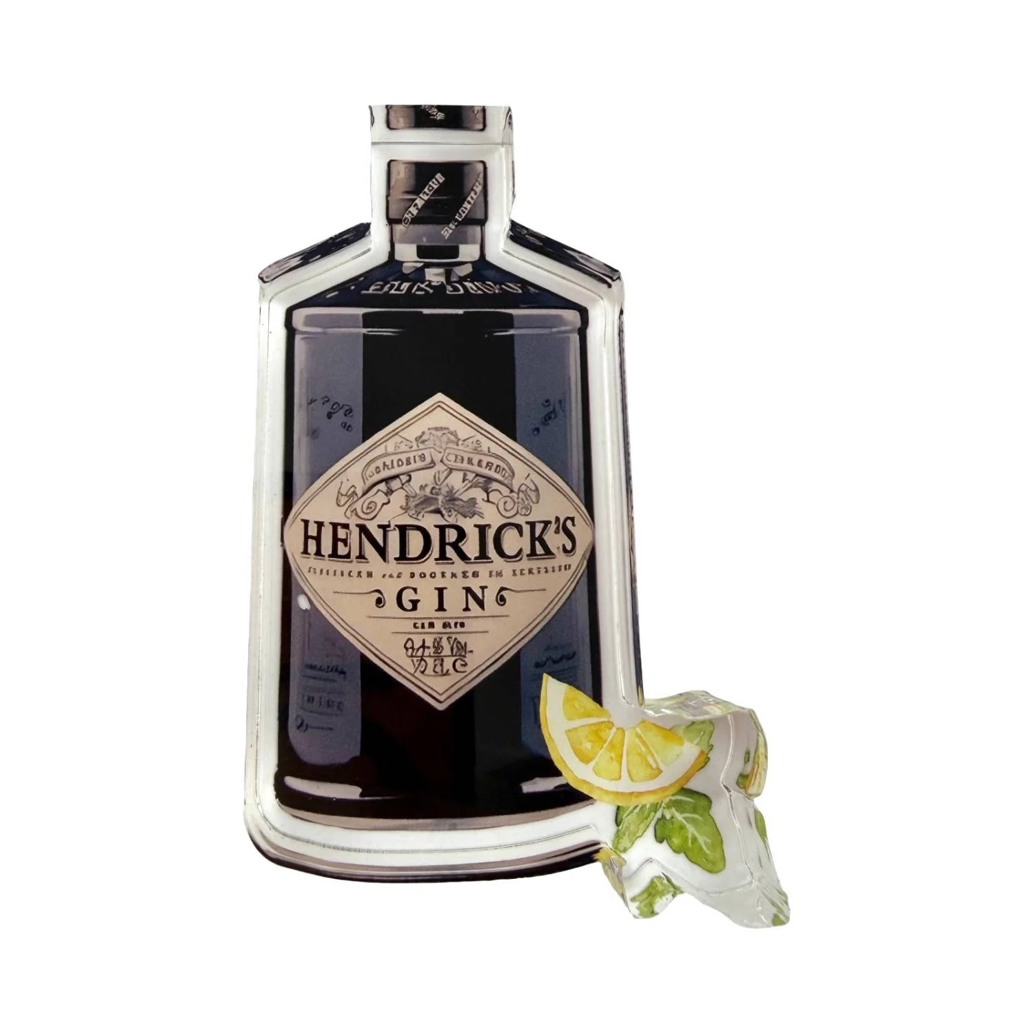 Acrylic Napkin Weight, Lemon Cocktail - 4