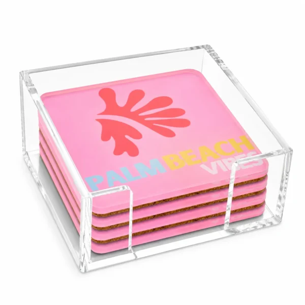 Acrylic Coaster, Palm Beach