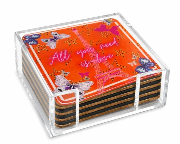 Acrylic Love Coaster, All You Need