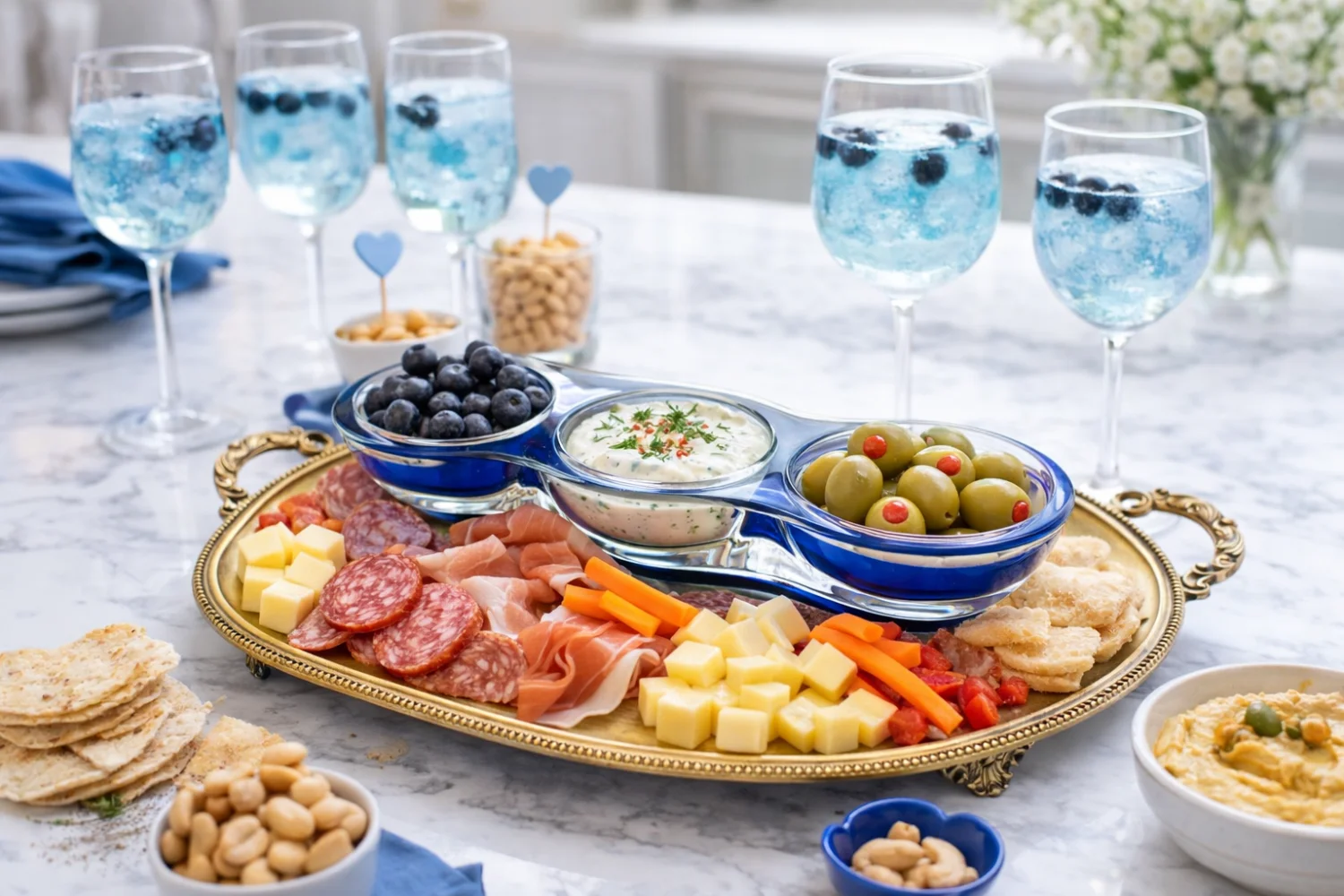 Graze Acrylic Bowl, Indigo - 7