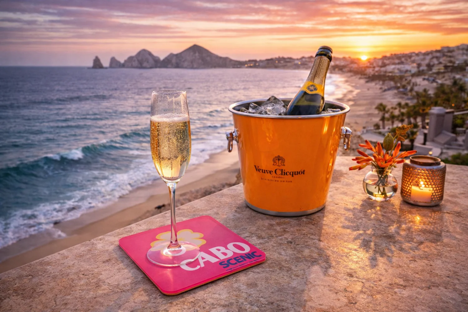 Acrylic Coaster, Cabo - 4