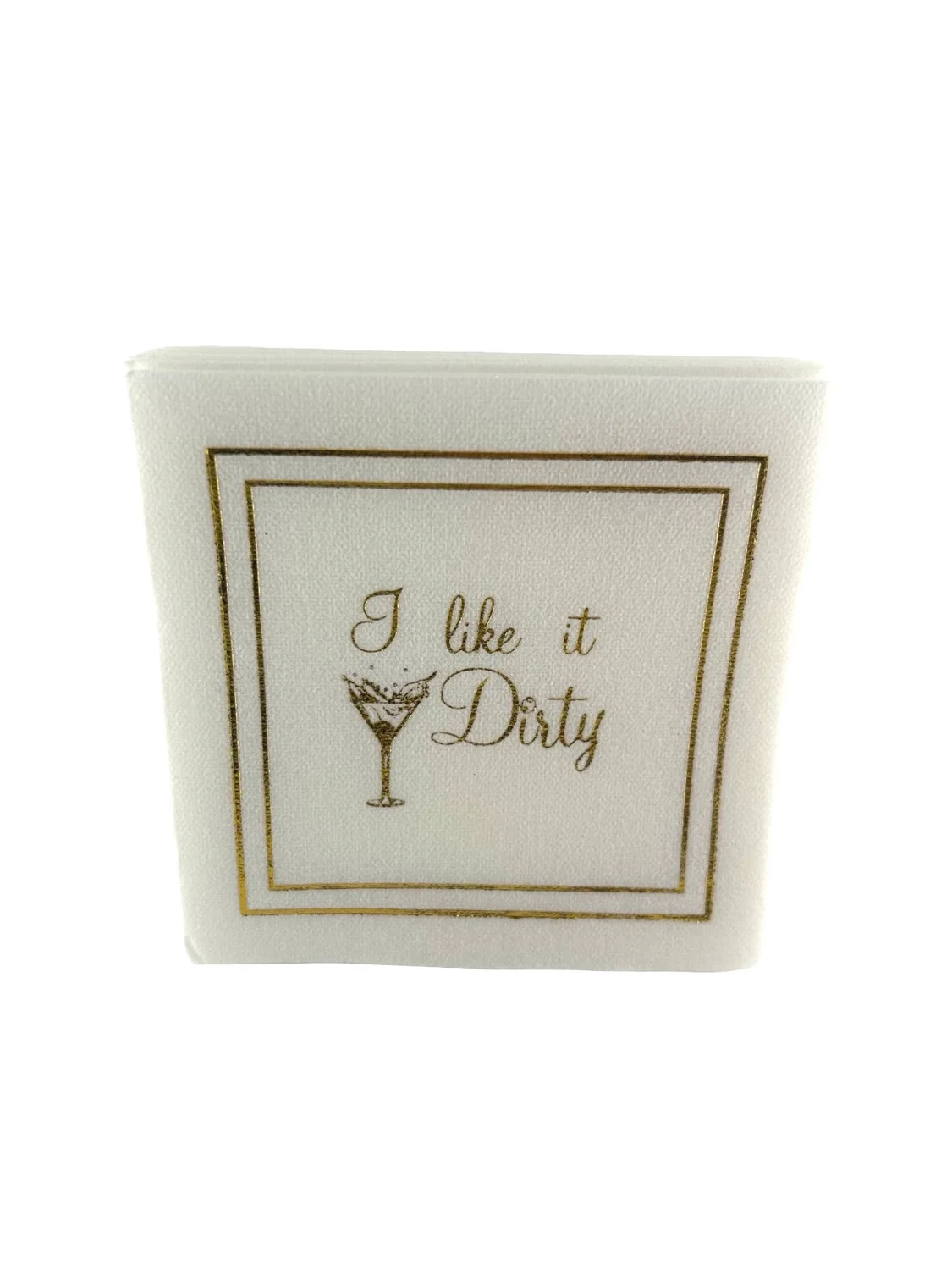 Linen-Feel Cocktail Napkins, Dirty - 9