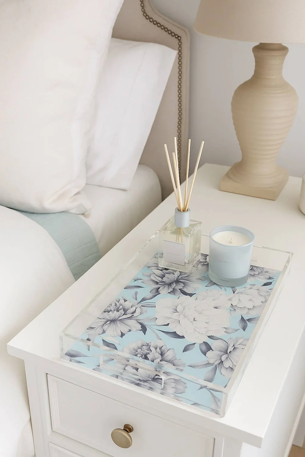 Acrylic Tray, Peony