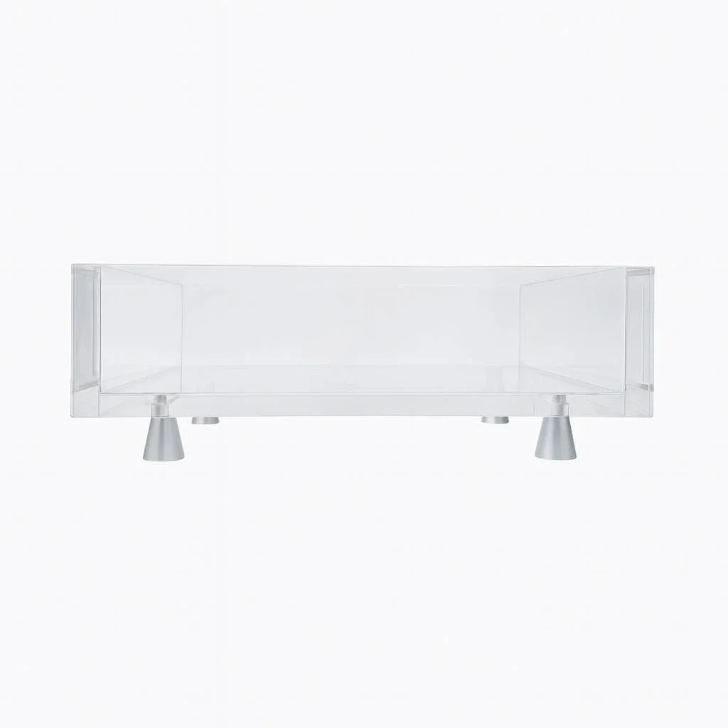 Footed Napkin Holder, Silver - Lunch/Dinner - 2