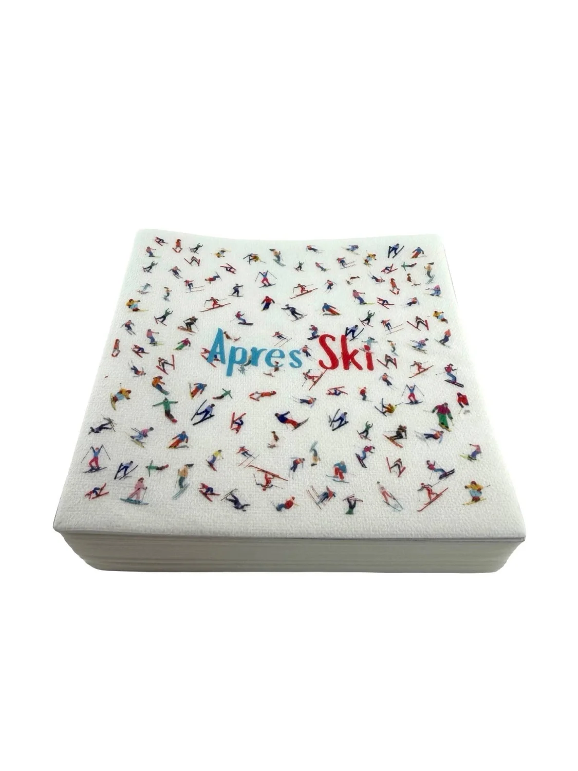 Linen-Feel Cocktail Napkins, Apres Ski - 11