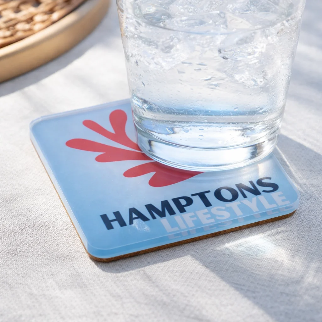 Acrylic Bon Voyage Coaster, Hamptons - 4