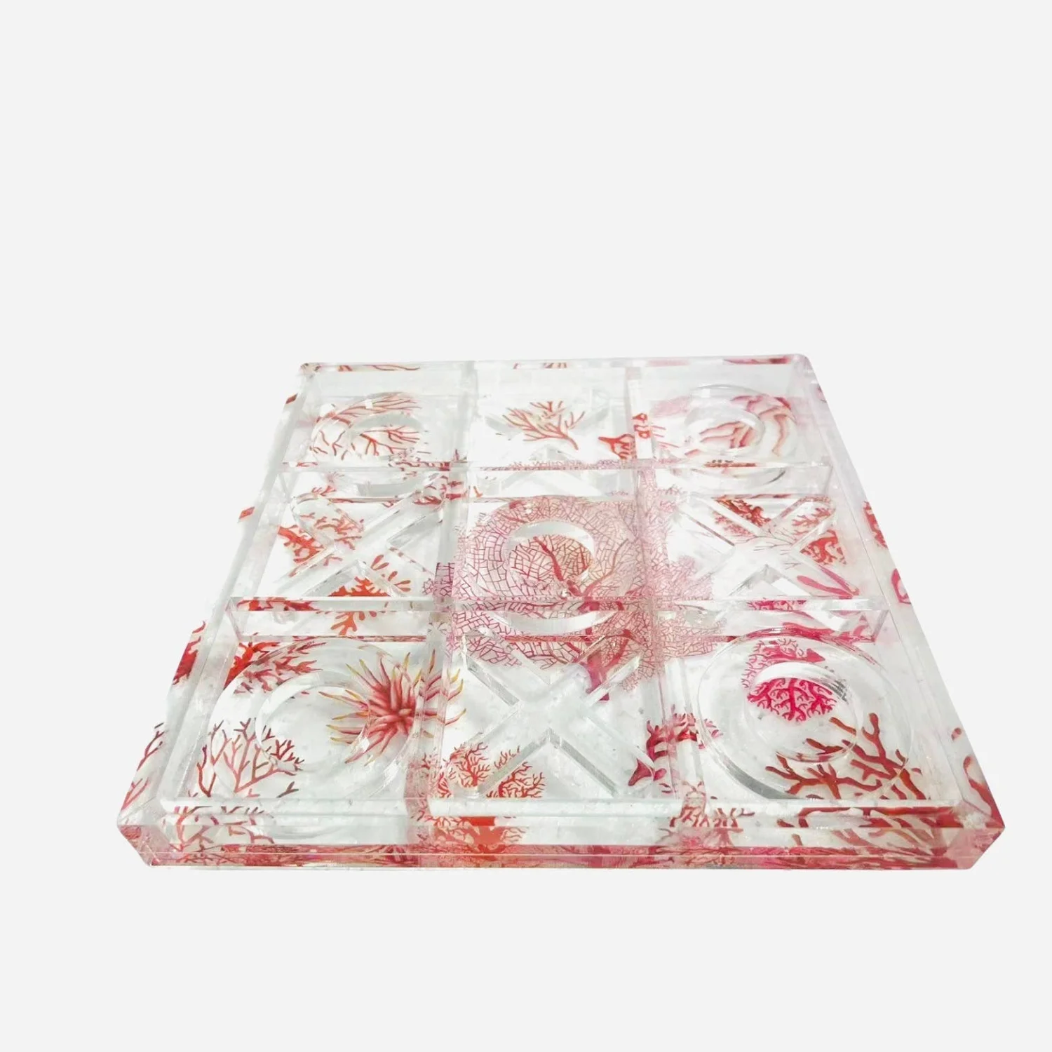 Game, Tic Tac Toe, Coral - 4