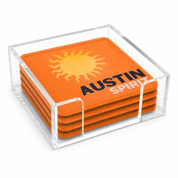 Acrylic Coaster, Austin
