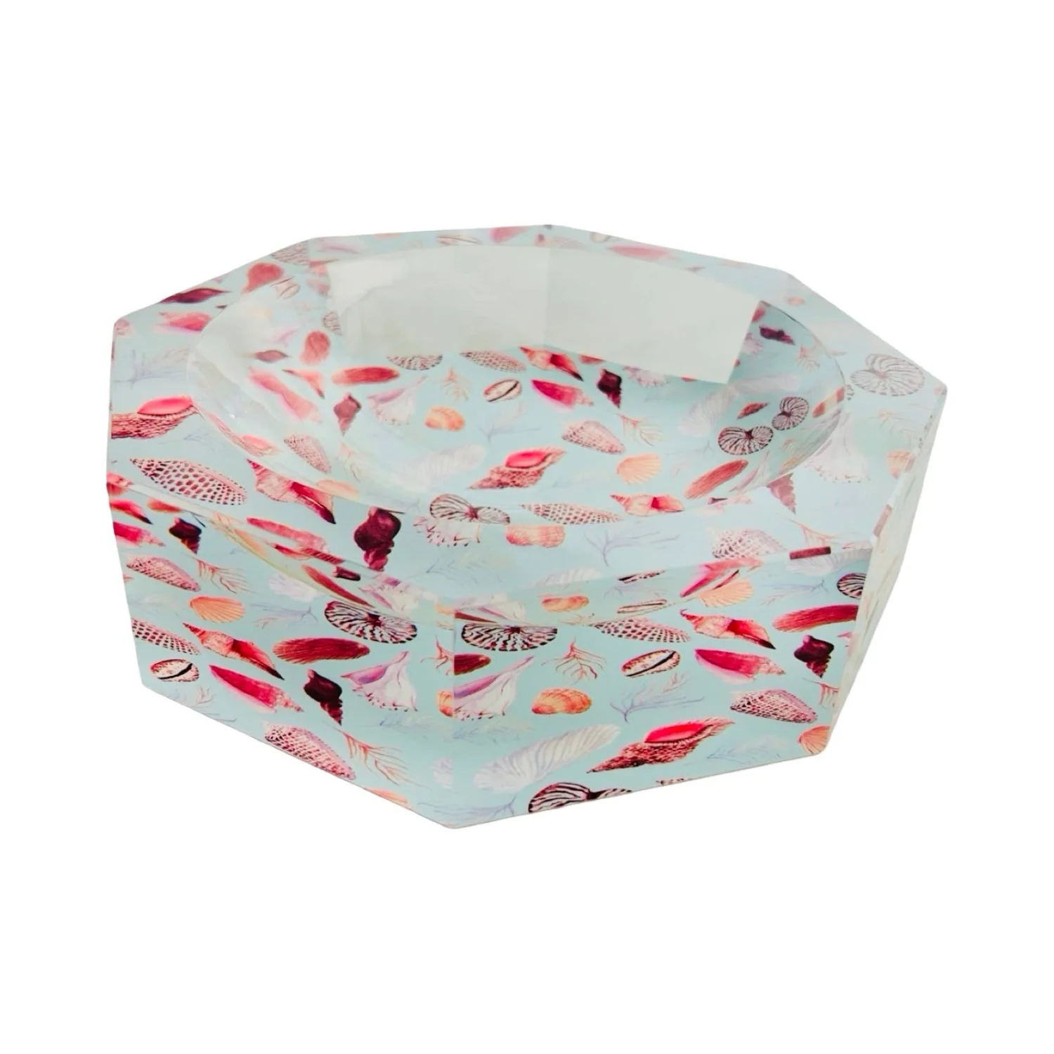 Octagon Acrylic Bowl, Sealife - 4